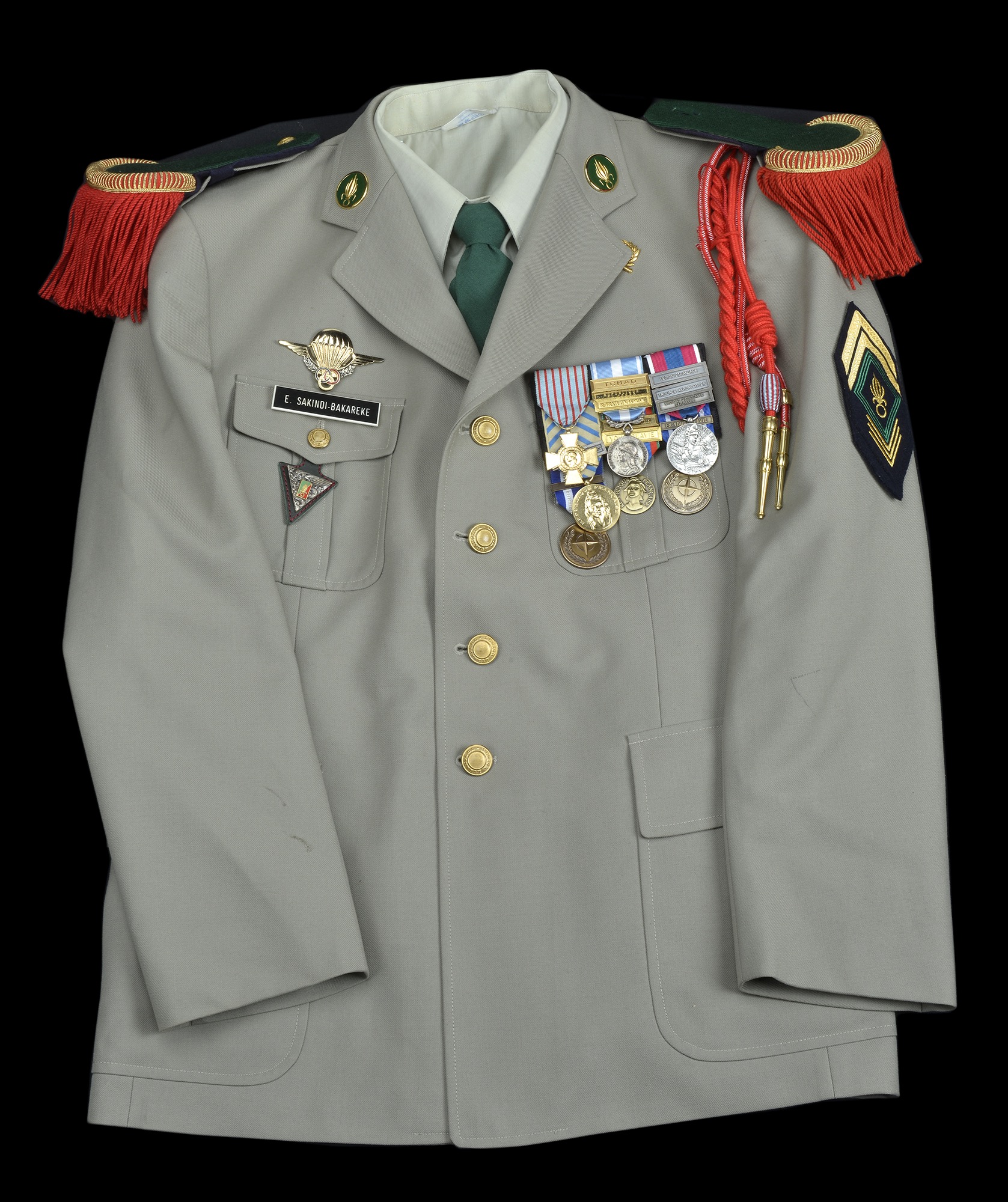 French Foreign Legion Parade Dress Winter Uniform, comprising Parade