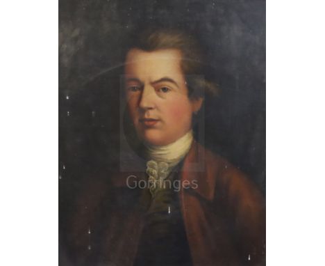18th century English Schooloil on canvasPortrait of Francis Powell, son of Sir Alexander Powell24 x 20in.