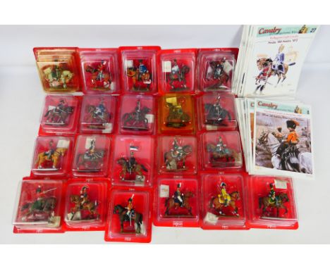 DelPrado - Cavalry. A selection of 21 diecast model military figurines from Cavalry of the Napoleonic Wars Series to include 