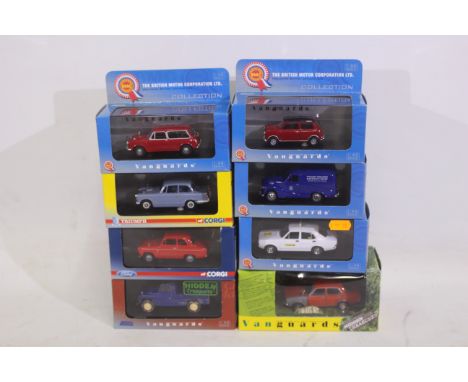 Corgi - Vanguards - Eight die-cast model predominantly limited edition Corgi Vanguards vehicles in 1:43 scale - Lot includes 