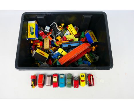 Matchbox - Corgi Juniors - Husky - A large predominately unboxed group of playworn diecast model vehicles, mostly Matchbox. L