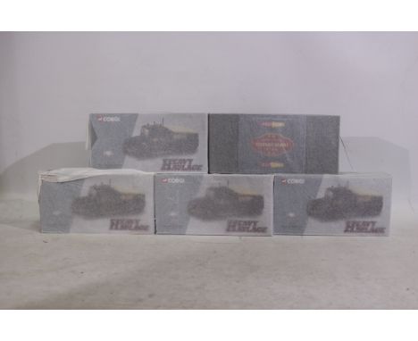 Corgi - Heavy Haulage - Vintage Glory - Lot to include 4 x 1:50 scale limited edition #CC12301 'Unit Heavy Transport' Scammel