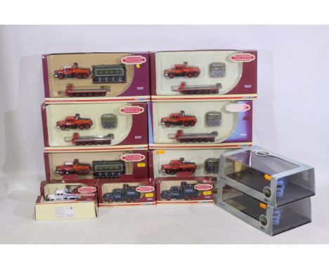 Corgi - Oxford Die-cast - 10 x boxed limited edition Corgi Trackside and 2 x Oxford Haulage die-cast model vehicles in 1:76 s