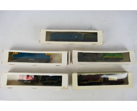 Hornby - Model Railways - Eight OO gauge locomotives to include 4-4-0 1000 LMS, 4-0-4 D7063, 0-6-0 47606 and similar. Items a