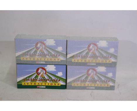 Corgi - Shop Stock - Fairground Attractions - 4 x boxed limited edition #CC20303 'Garret Showmans Tractor' die-cast models. S