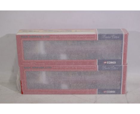 Corgi - Shop Stock - 2 x boxed 1:50 scale limited edition Corgi die-cast model trucks - Both models are #CC12411 'Ken Abraham