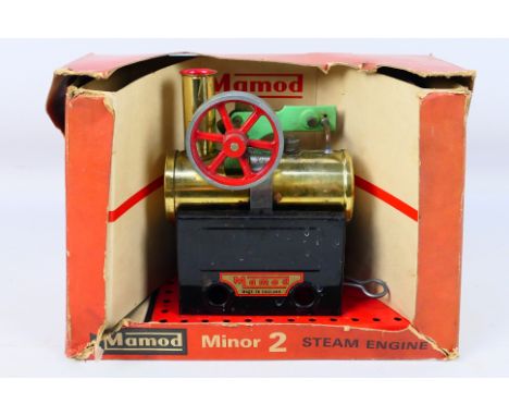 Mamod - A boxed Mamod Minor 2 live steam engine. It shows some signs of age and use and appears in Fair to Good condition in 