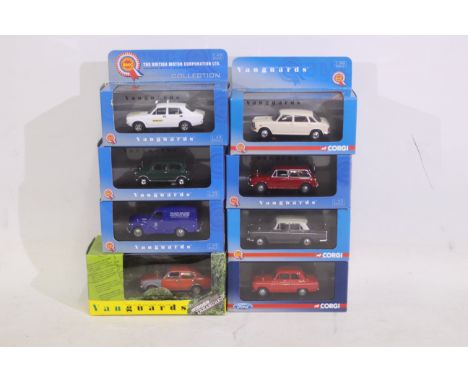 Corgi - Vanguards - Eight die-cast model predominantly limited edition Corgi Vanguards vehicles in 1:43 scale - Lot includes 