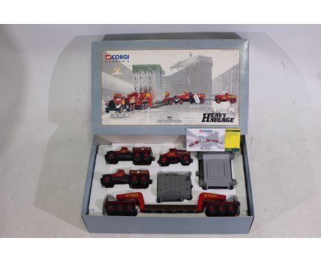 Corgi - A boxed limited edition 1:50 scale Corgi 'Heavy Haulage' die-cast set - The set is #31009 'Wynns' Diamond T Ballast (