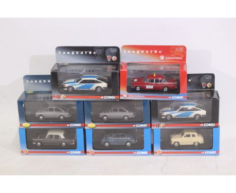 Corgi - Vanguards - Eight die-cast model limited edition Corgi Vanguards vehicles in 1:43 scale - Lot includes a #VA09005 'Ar