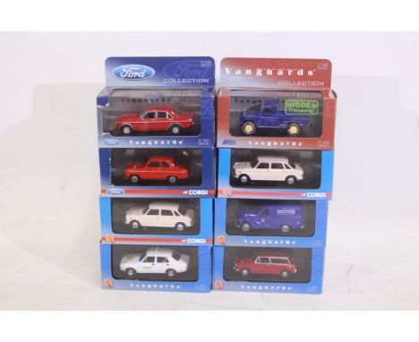 Corgi - Vanguards - Eight die-cast model predominantly limited edition Corgi Vanguards vehicles in 1:43 scale - Lot includes 