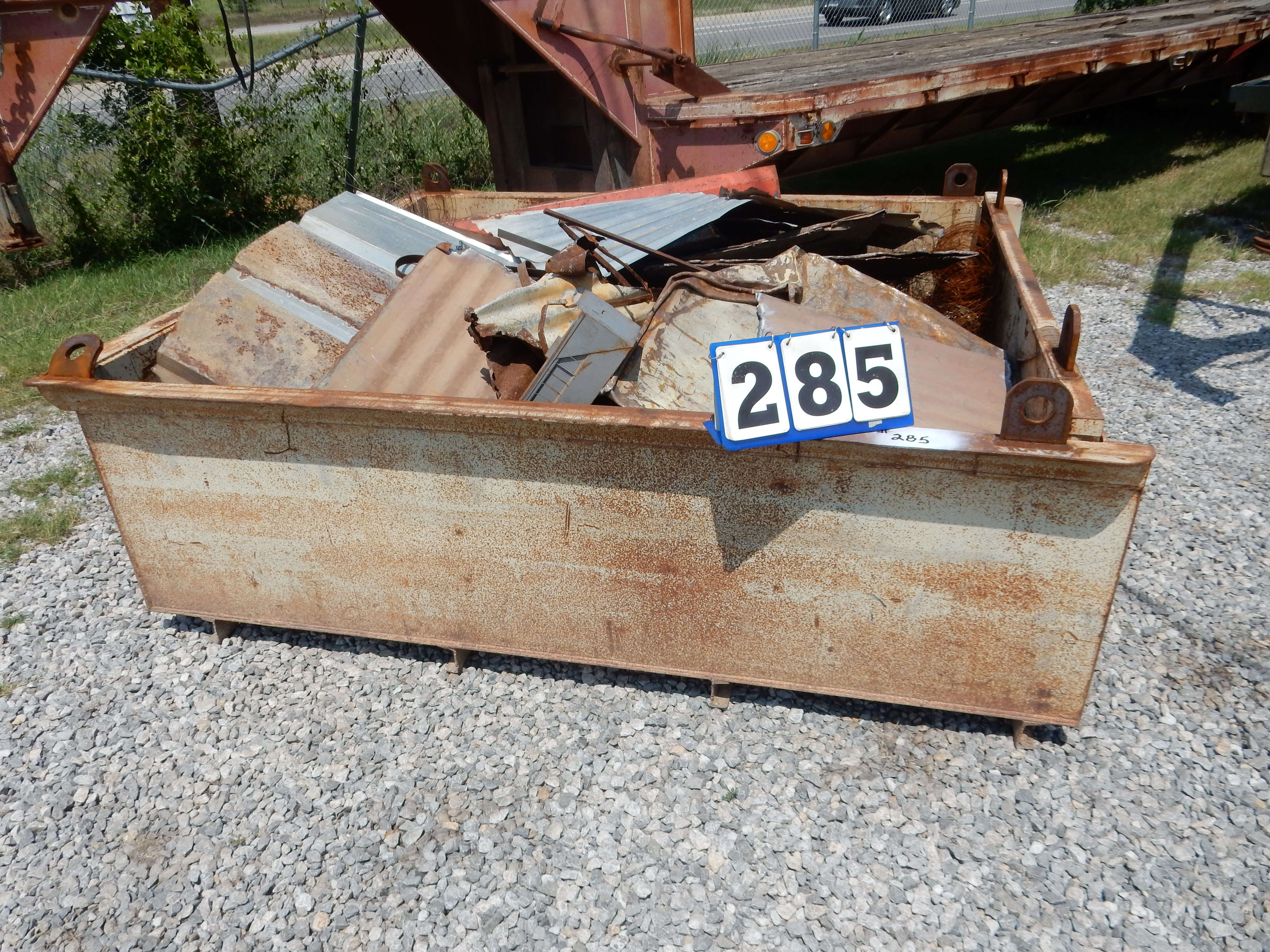 STEEL SCRAP CONTAINER 5' X 6'