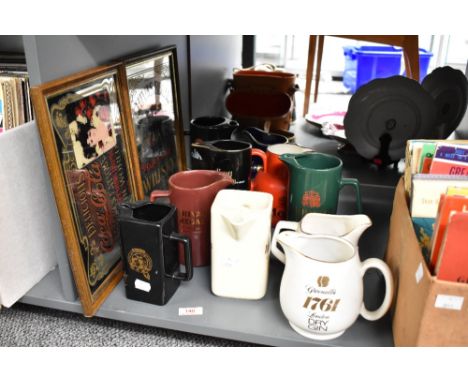 A 1970s Chivas Regal Blended Scotch Whisky advertising mirror, h33cm x w23cm, and a 1970s Coca-cola advertising mirror, w34cm