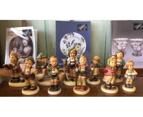 Ten Hummel figures. Est. £20 - £30.