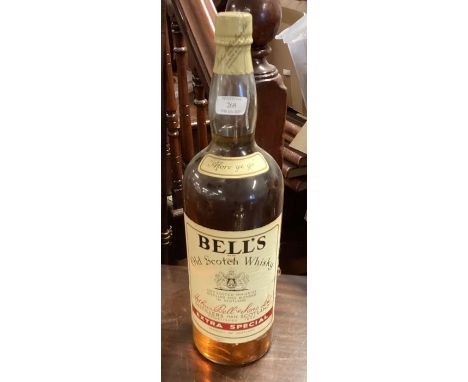 A large bottle of Bells Scotch whisky. Est. £50 - £80.