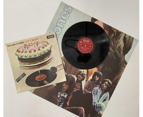 THE ROLLING STONES - LET IT BLEED LP (ORIGINAL UK MONO COPY WITH POSTER - LK 5025). Always smart to see complete original UK 