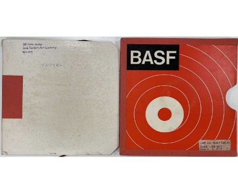 A boxed reel of BASF 1/4" audio tape, containing side two of Stelvio Cipriani AKA Viostel - Situazioni E Sensazioni. Run time