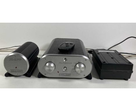 Musical Fidelity equipment to include a X-LPS MM/MC Phono Stage and a X-A200R Integrated amplifier with power supply unit and