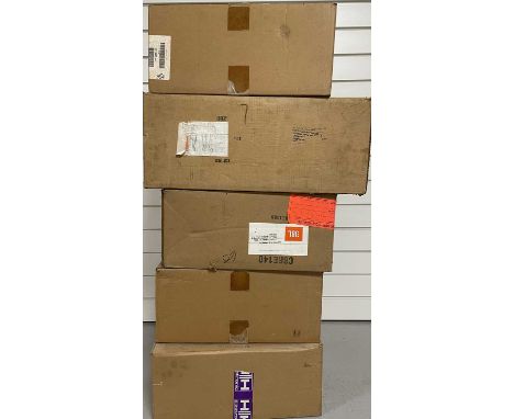 Five boxed speaker cones to inc JBL models: K140, K151, D140F, D130F. An ATC PA75.