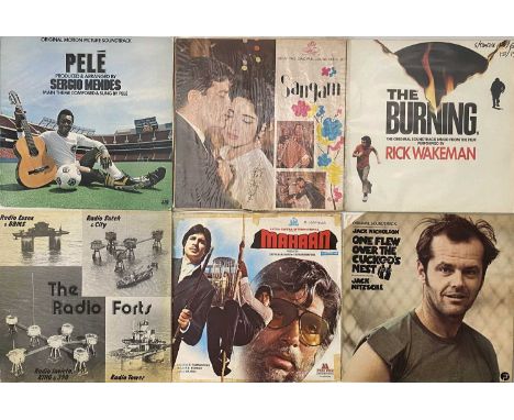 SOUNDTRACKS - LP COLLECTION. A lovely collection of around 126 x LPs. Artists/ Titles include Rick Wakeman - The Burning , Sa