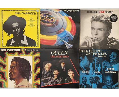 ROCK - LP COLLECTION. A collection of 39 x LPs, 5 x 7" and 4 x CDs. Artists/ Titles include David Bowie - Changesonebowie, Fo