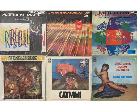 WORLD/ LATIN/ EXOTICA - LP COLLECTION. A smashing collection of 59 LPs. Artists/ titles include Panoit Prannath - Earth Groov