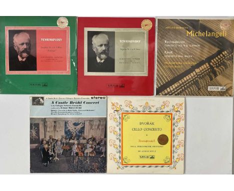 CLASSICAL - ORIGINAL UK HMV STEREO RECORDINGS. Excellent selection of 5 x scarce original UK 'cream and gold' stereo edition 