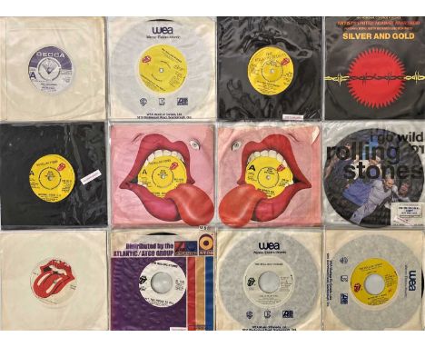 THE ROLLING STONES - 7" DEMOS PACK. A pack of 12 x 7". Titles include Honky Tonk Women (F13635), Undercover of the Night (799