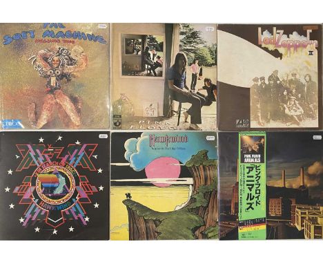 HEAVY/ CLASSIC/ SPACE - ROCK LPs. A smashing pack of 9 rock LPs. Artists/ titles include Led Zeppelin - II (588198, plum/ red