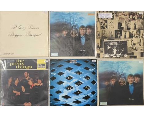 STONES/ WHO/ PRETTY THINGS - LP PACK. A pack of 7 classic rock LPs. Artists/ titles include The Rolling Stones inc Exile On M