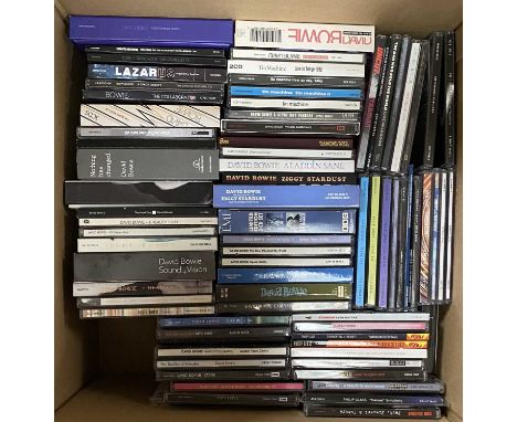 BOWIE - CD COLLECTION. A collection of around 65 x CDs. Titles include Ziggy Stardust, Aladdin Sane, Sound + Vision, Heard Th