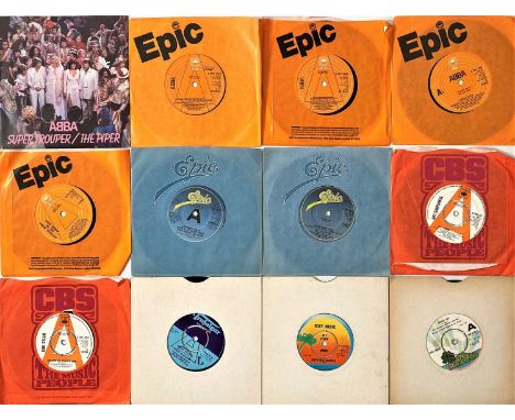 70's POP &amp; DISCO - 7" PACK. A pack of 20 x 7". Artists/ Titles include ABBA inc. Super Trouper, Does Your Mother Know, Su