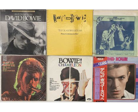DAVID BOWIE - OVERSEAS/PRIVATE LP COLLECTION. Wicked collection of 17 x overseas/private pressing LPs from Mr Jones. Titles i