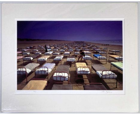 A signed, limited edition (34/295) high-quality fine art photo print on thick stock of an image by Storm Thorgerson used for 