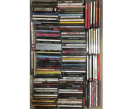 CLASSIC ROCK &amp; POP - CDs/ CASSETTES/ DVDs/ BOOKS. An expansive mixed-format collection of around 80 CDs, 26 DVDs, 12 book