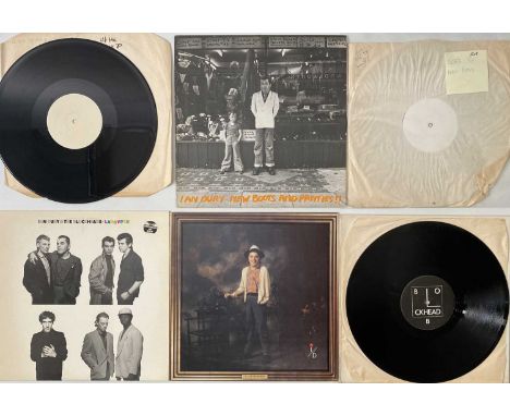 IAN DURY/BLOCKHEADS - LP/12" COLLECTION (INCLUDING TEST PRESSINGS). Not 3 but 10(!) reasons to be cheerful with this collecti