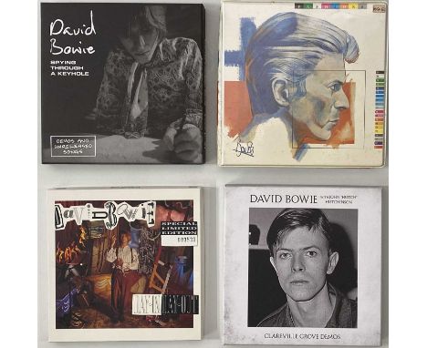 DAVID BOWIE - 7" BOX SETS. Brill pack of 4 x limited edition 7" box sets. Titles are Fashions (BOW100, 10 x 7" picture disc f