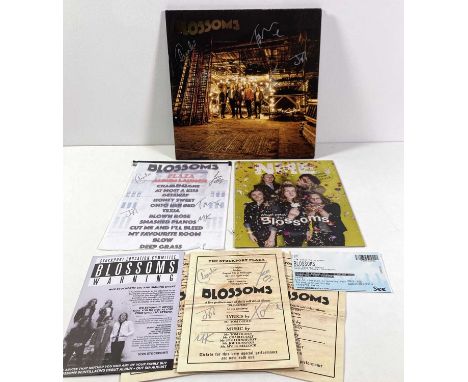 The Blossoms self-titled LP (602547762269, Ex/Ex) fully signed to front by the band. Also with a card booklet and setlist fro