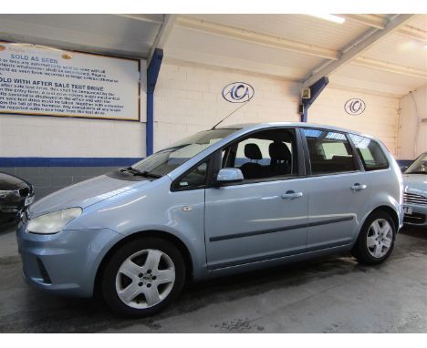 Make &amp; Model: Ford C-Max StyleDate of Reg: YS07 SZDColour: Bluecc: 1596MoT: 23-01-2023Fuel Type: PETROLMileage: 125kTrans