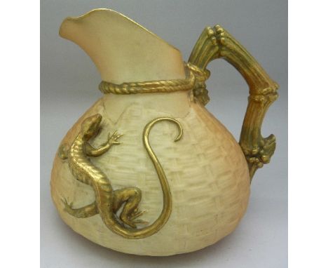 A Royal Worcester jug, 1714, height 15cm