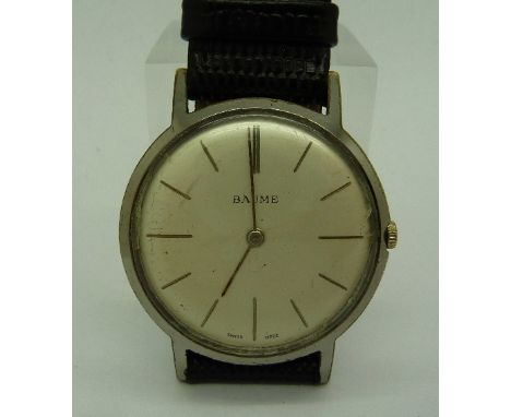 A gentleman's Baume manual wind wristwatch