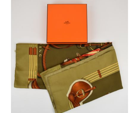 Herm&egrave;s Jumping silk scarf, 90 x 90cm, in Herm&egrave;s box&nbsp;