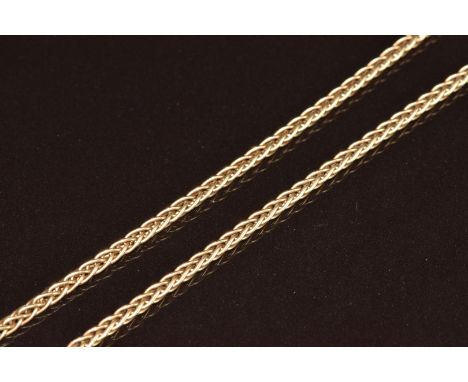 A 9ct gold chain / necklace, 8.4g, 44.5cm