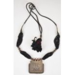 Indian silver pendant