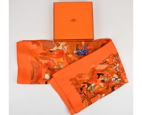Herm&egrave;s Concerto silk scarf, 90 x 90cm, in Herm&egrave;s box