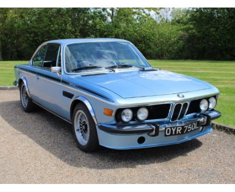 1972 BMW E9 3.0CSLMake: BMWModel: 3.0L CSLYear: 1972Mileage: 17703VIN: 2285160Configuration: Right Hand DriveRegistration: OY