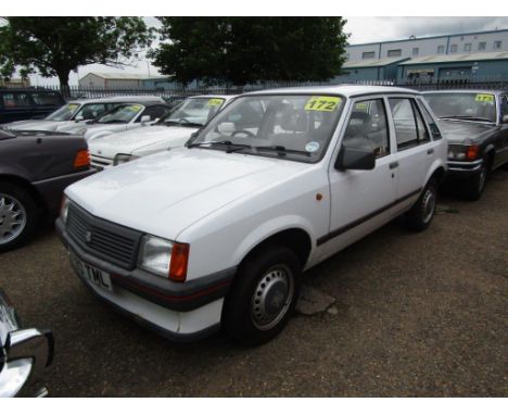 1989 Vauxhall Nova MeritMake: VauxhallModel: Nova MeritYear: 1989Mileage: 92365VIN: VSX000098K4108742Configuration: Right Han