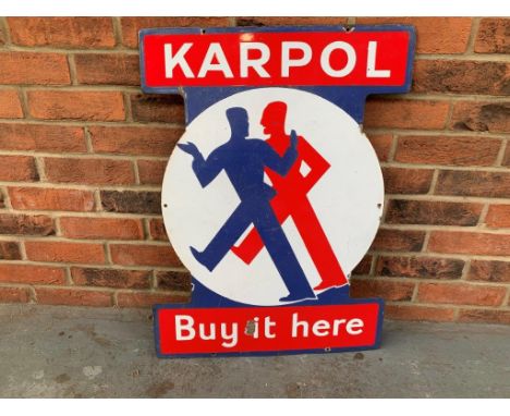 Original Karpol Buy It Here Enamel SignMake: Contact AuctioneerModel: Contact AuctioneerYear: 0Mileage: 0VIN: Contact Auction