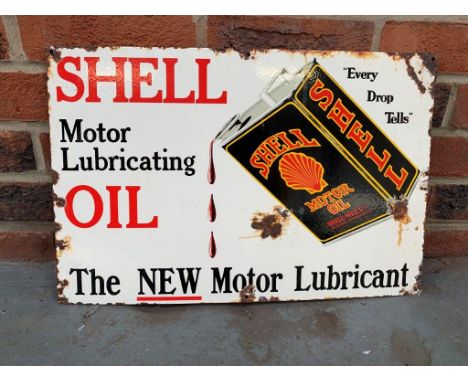 Shell Motor Lubricant Enamel SignMake: Contact AuctioneerModel: Contact AuctioneerYear: 0Mileage: 0VIN: Contact AuctioneerCon