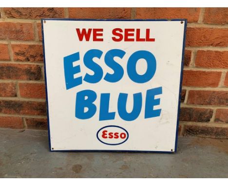 Enamel Flanged Double Sided We Sell Esso Blue" Sign"Make: Contact AuctioneerModel: Contact AuctioneerYear: 0Mileage: 0VIN: Co